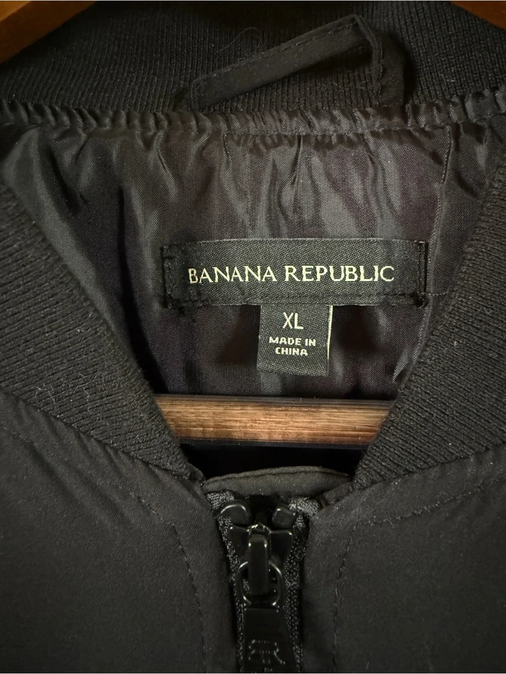 Banana Republic Bomber Jacket Black XL